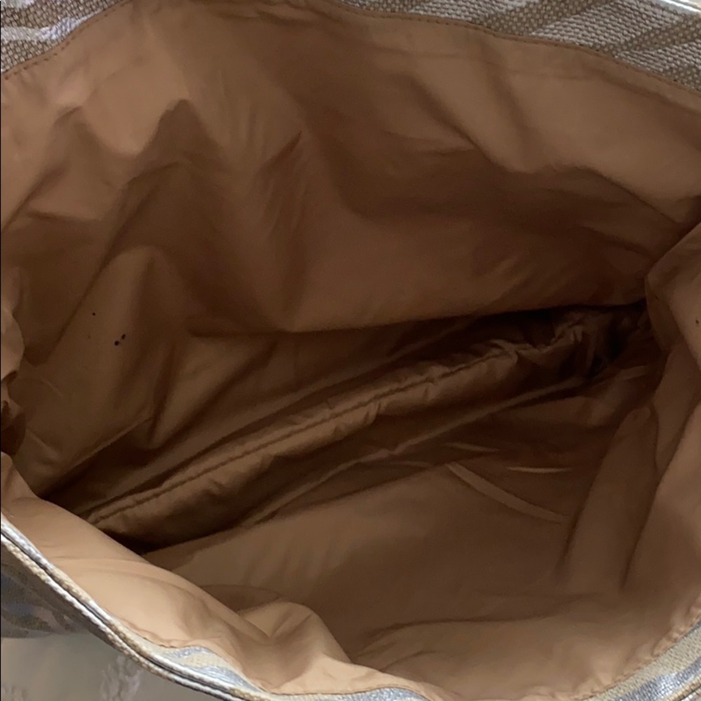 Michael Kors Canvas Zebra Print Shopper Tote Bag - image 2